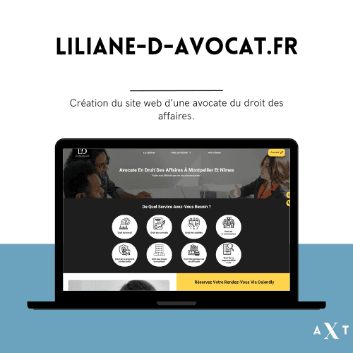 Création site vitrine Liliane-d-avocat.fr