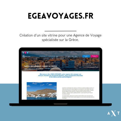 Création site vitrine Egeavoyages.fr