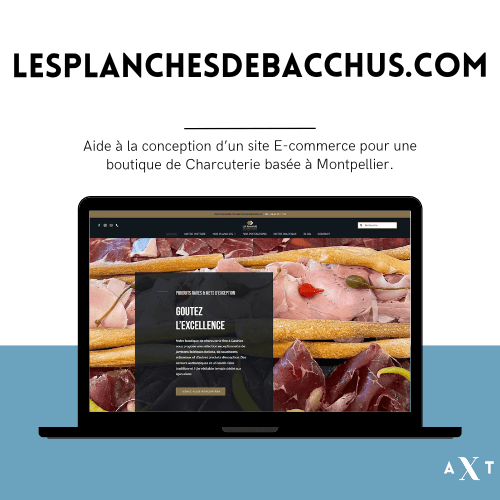 Création d’une boutique en ligne sur https://lesplanchesdebacchus.com/