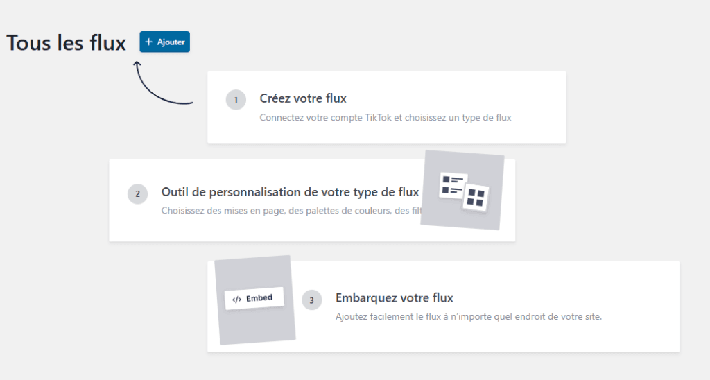 feed tiktok tous les flux